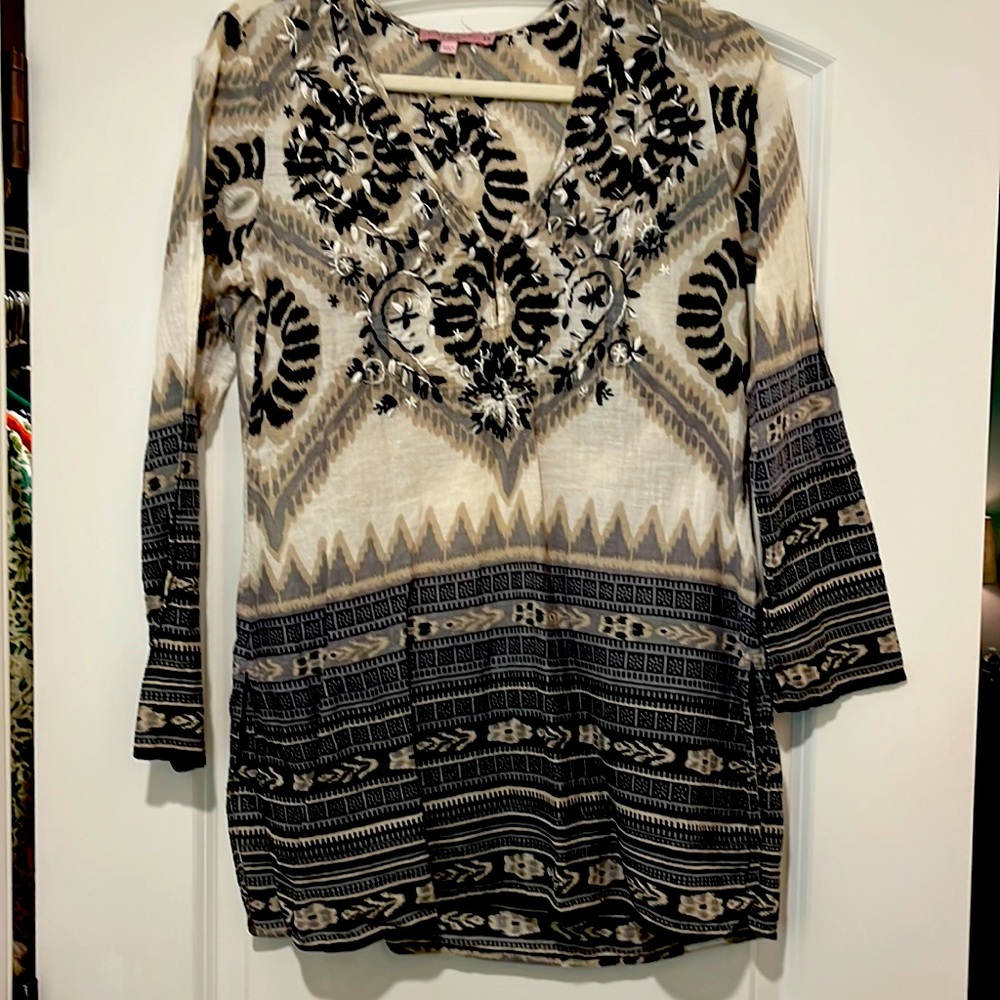 Calypso St Barth caftan shirt or beach cover up